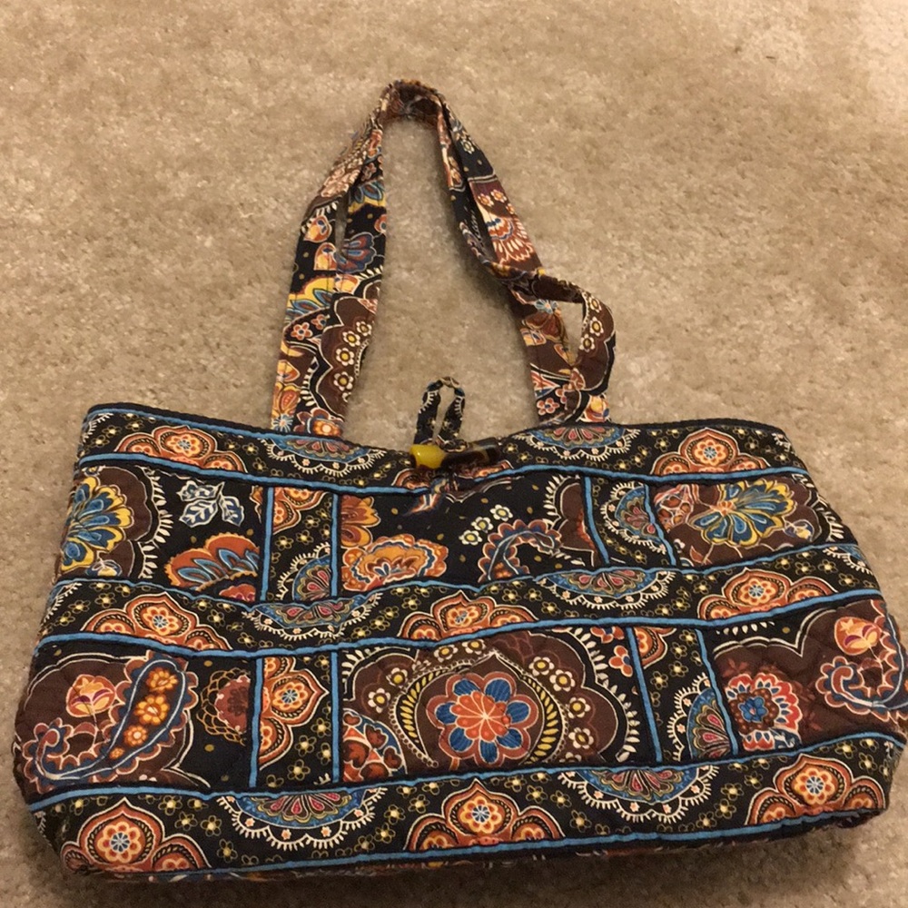 Vera Bradley over the shoulder purse-Brown